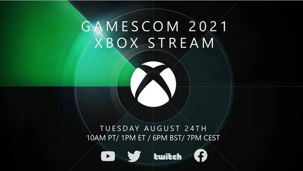xbox gamescom 2021 times