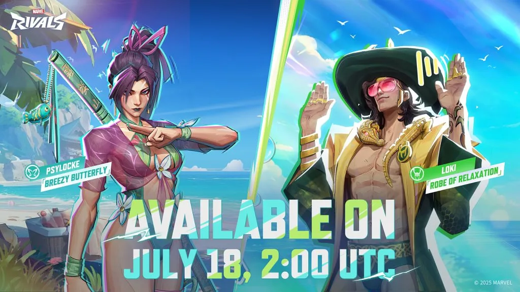 Marvel Rivals swimsuit skins