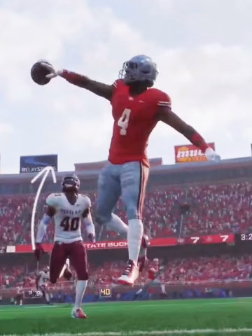 College Football 26 pump fake