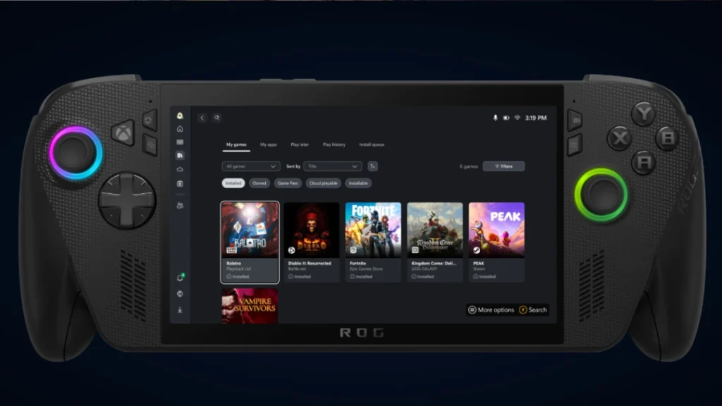 Xbox App universal game launcher