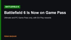 Battlefield 6 Is Now on Game Pass