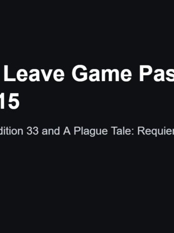 8 Games Leave Game Pass on October 15
