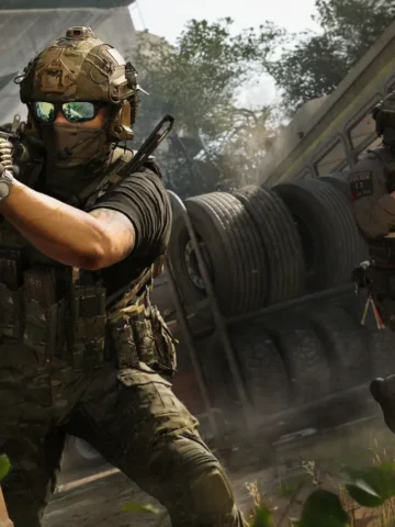 Two operators advancing with rifles in Call of Duty: Modern Warfare 4