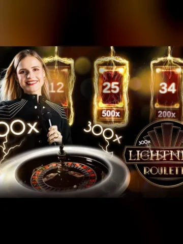 Lightning Roulette studio